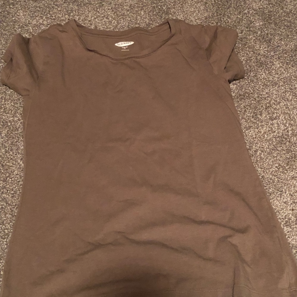 green brown shirt